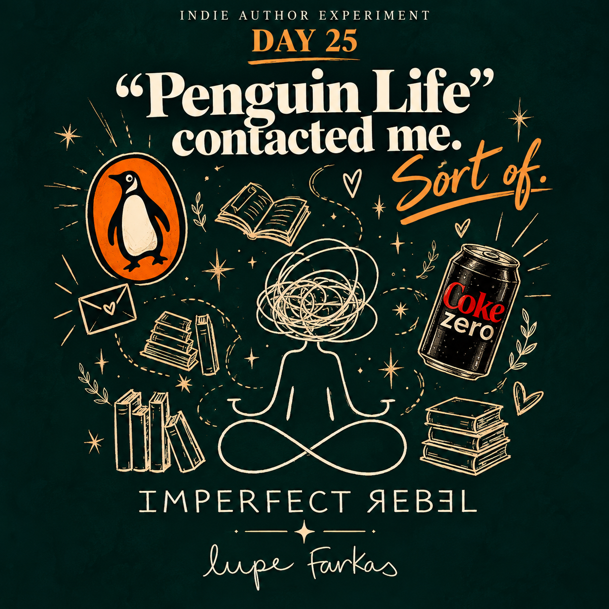 Indie Author Experiment Day 25: The “Penguin Life” Email, a Book Trailer and Friday Numbers